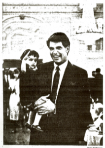 Dad and I at a Fundraiser for my Cord Blood Transplant 1989