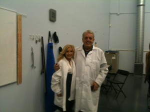 Dr.O'Neill and I in Cord Blood Americas Lab